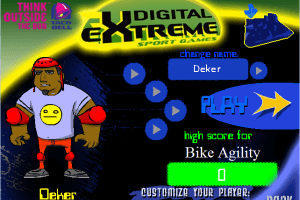 Digital eXtreme Sport Games: Bike Agility