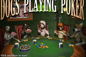 Dogs Playing Poker