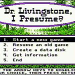 Dr. Livingstone, I Presume?