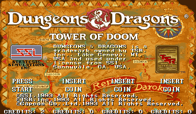 Dungeons & Dragons: Tower of Doom