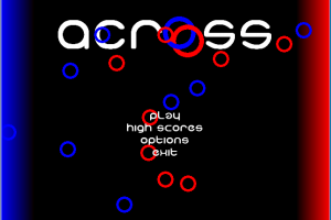 Across