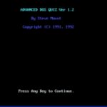 Advanced DOS Quiz