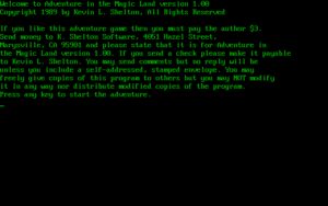 Adventure in the Magic Land