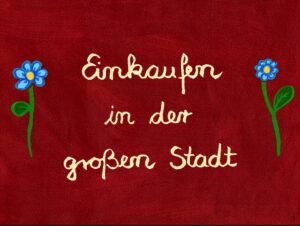 Einkaufen in der gro?en Stadt