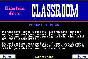 Einstein Jr.s Classroom