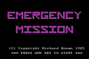 Emergency Mission