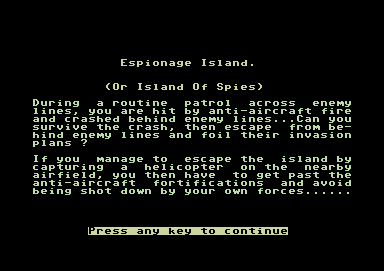 Espionage Island