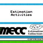 Estimation Activities