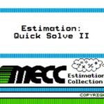 Estimation: Quick Solve II
