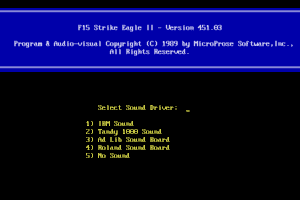 F-15 Strike Eagle II: Operation Desert Storm Scenario Disk