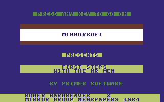 First Steps with the Mr. Men