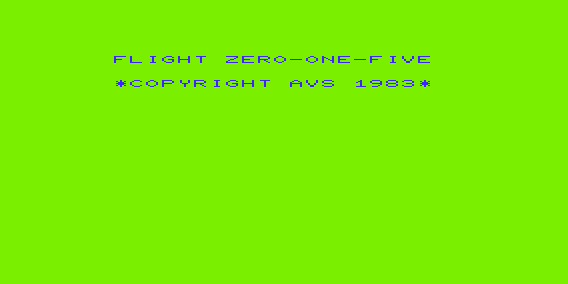 Flight Zero-One Five