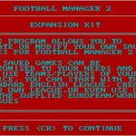 Football Manager II: Expansion Kit