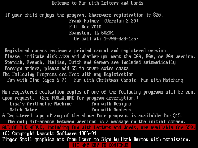 Fun With Letters & Words