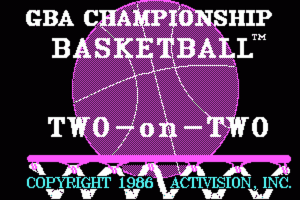 GBA Championship Basketball: Two-on-Two