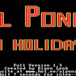Al Pond: On Holiday