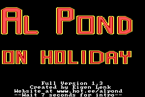 Al Pond: On Holiday