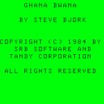 Ghana Bwana