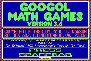 Googol Math Games
