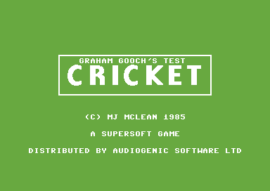 Graham Gooch’s Test Cricket