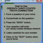 Green’s Candy-Coated Truth Connection