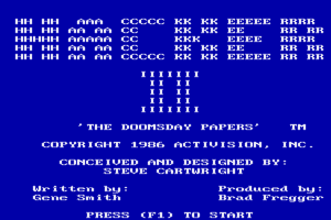 Hacker II: The Doomsday Papers