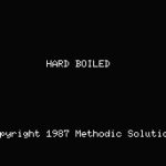 Hard Boiled