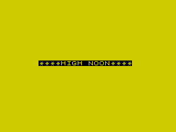 High Noon