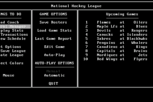 Hockey League Simulator