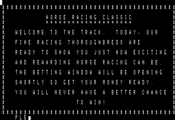 Horse Racing Classic