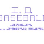 I. Q. Baseball