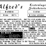 Alfreds Kistenlager Schiebereien