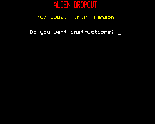 Alien Dropout