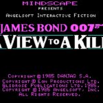 James Bond 007: A View to a Kill