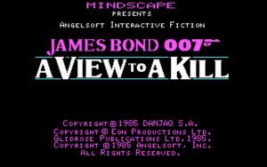 James Bond 007: A View to a Kill