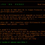 Jeu du Pendu, Le