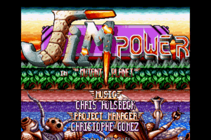 Jim Power in “Mutant Planet”