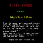 Labyrinths of La Coshe