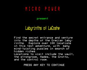 Labyrinths of La Coshe