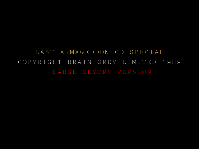 Last Armageddon