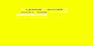 League Soccer