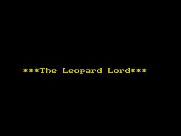 Leopard Lord