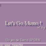 Let’s Go Memo!