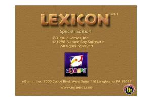 Lexicon Word Challenge