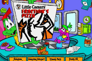 Little Caesars Fractions Pizza