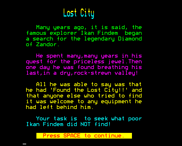 Lost City
