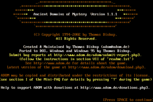 Ancient Domains of Mystery