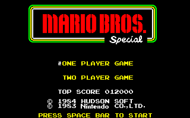 Mario Bros. Special