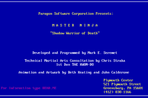 Master Ninja: Shadow Warrior of Death