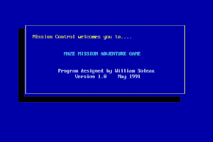 Maze Mission Adventure Game